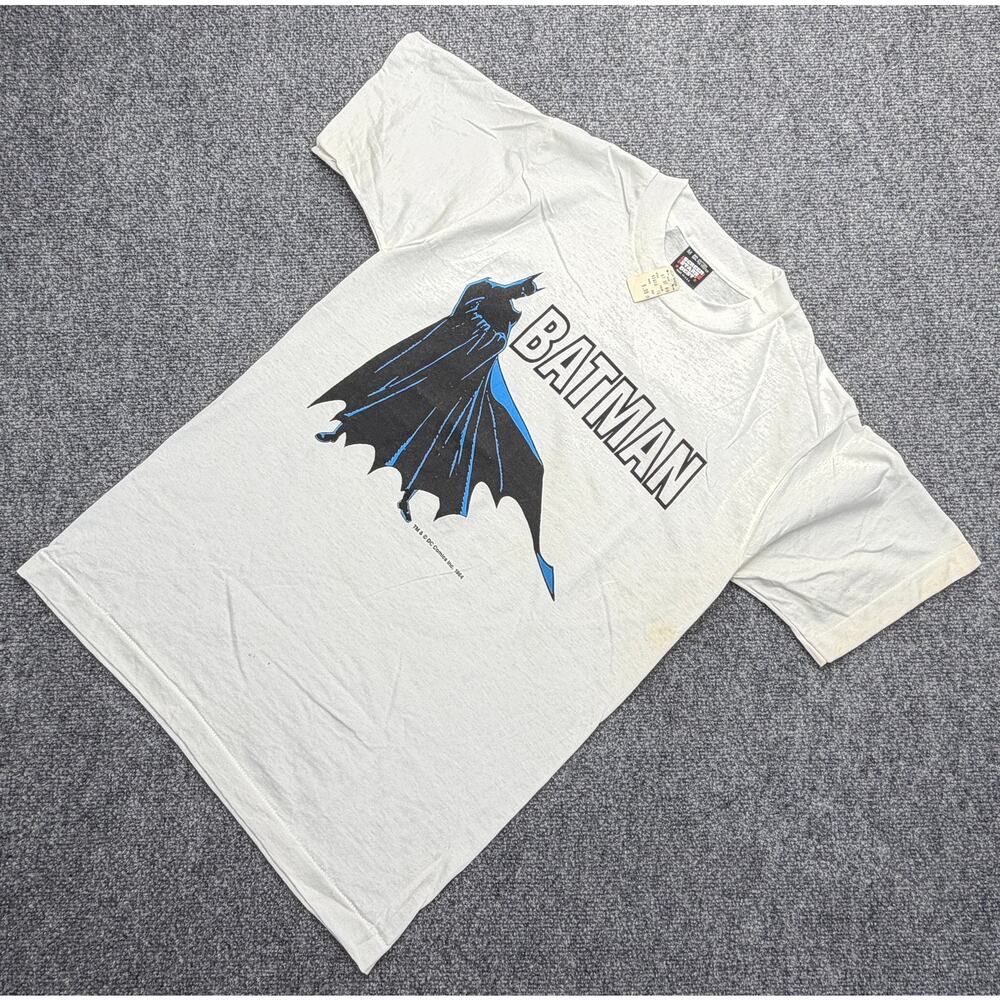 Vintage 1989 Batman DC Comics NOS USA Single Stitch Tee Large Collector Piece
